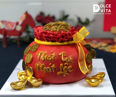 [2947] Bánh túi tiền/ hũ vàng/ thỏi vàng mừng khai trương - ngày thần tài