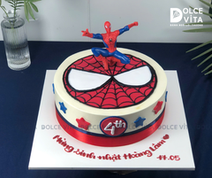 [2057] (100) Bánh kem chủ đề Spider - man - Dành tặng cho Fan siêu anh hùng người nhện