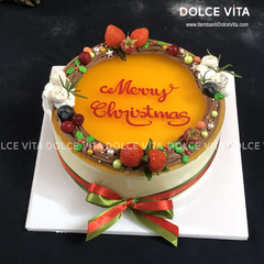 N005 Passion Fruit Mousse (Christmas cake - Bánh giáng sinh/ Noel)