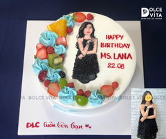 544 (90) Bánh vẽ chibi nữ