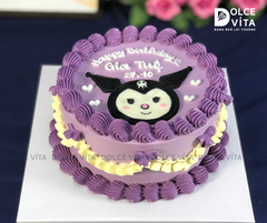 [1550] (80) Bánh vẽ nhân vật Kuromi - quà sinh nhật trẻ em yêu thích