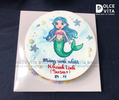 1003 (100) Bánh chủ đề Đại dương - Nàng tiên cá Mermaid