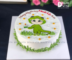 [2101] (70) Bánh kem vẽ hình rắn – Món quà độc đáo cho người tuổi Tỵ