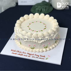 [302] Bánh kem phong cách cổ điển, retro tặng Mẹ, Phái nữ