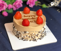 [1735] Bánh kem mini (bento) trang trí dâu tây