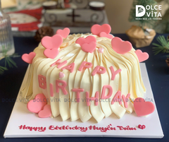 [2835] (80) Bánh Kem Phong cách Đơn giản, thanh lịch tông hồng cho mọi Dịp