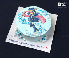 1034 (90) Bánh vẽ Pokemon Greninja