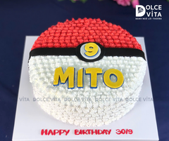 [2007] (90) Bánh Kem mô phỏng quả bóng Cho Fan Pokemon
