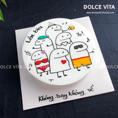 005 (M.50 -70) Bánh Kem Vui Nhộn - Cạn Ly Tiệc Tập Thể