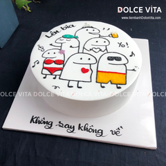 005 (M.50 -70) Bánh Kem Vui Nhộn - Cạn Ly Tiệc Tập Thể