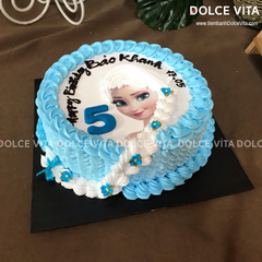 [1546] (80) Bánh in hình Elsa - dành cho fan của hoạt hình Frozen