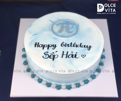 [1937] Bánh vẽ logo tặng cho sếp nam