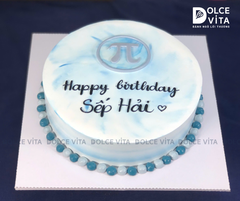 [1937] Bánh vẽ logo tặng cho sếp nam