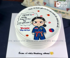 [2097] (90) Bánh vẽ giáo viên dạy võ Vovinam - Món quà Ấn tượng và ý nghĩa