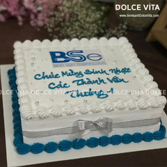 1294 (60) Bánh Kem In Logo Doanh Nghiệp – Mừng Khai Trương, Thành Lập, Kỷ niệm