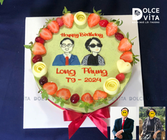 820 (M140) Bánh vẽ đồng nghiệp (phác thảo theo hình chụp) (matcha yogurt)