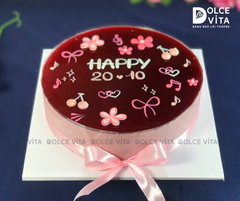 Bánh Mousse Phô Mai Dâu Tằm Trang trí đặc biệt tặng phái nữ