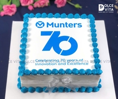 1294 (60) Bánh Kem In Logo Doanh Nghiệp – Mừng Khai Trương, Thành Lập, Kỷ niệm