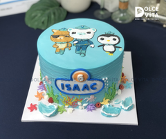 314 (150) Bánh chủ đề Octonauts, có tạo hình (đặt trước 2 ngày)