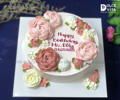 [940] (80) Bánh Bắt Hoa Pastel – Bánh Kem Nghệ Thuật, Quà Tặng Hoàn Hảo