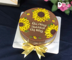 [2122] (50) Bánh kem hoa hướng dương cho dịp chúc mừng ngày, tri ân