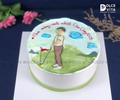 [1434] Bánh sinh nhật tặng cho người chơi Golf/ Gôn (90)
