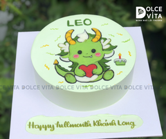 456 (70) Bánh vẽ rồng con màu xanh