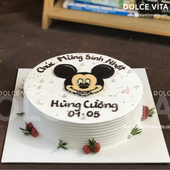 [1616] (60) Bánh kem vẽ chuột Minnie Mouse (Mickey Mouse)