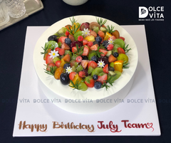 484 (30-50-90-130) Bánh berry cake trang trí trái cây nhiều loại