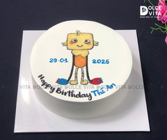 [1835] (50) Bánh Kem Vẽ Nhân Vật Puc – Monta Trong Dải Ngân Hà Kỳ Cục