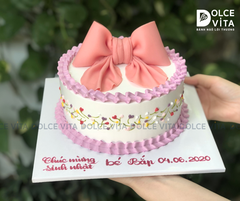 282 (200) Bánh tạo hình 3D Nơ xinh xắn (đặt trước 2 ngày)