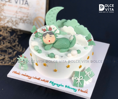 [308] (370) Bánh thôi nôi tạo hình chú Rồng – bé ngủ ngoan trong thế giới riêng (đặt trước 3 ngày)