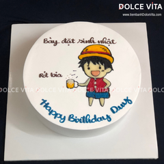 [1196] (70) Bánh vẽ chibi cosplay Luffy – món quà siêu cool cho fan Once  Piece (Đảo Hải Tặc)