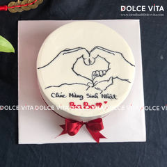 006 (80) Bánh vẽ hình bàn tay của gia đình