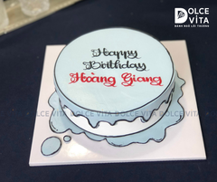 809 Bánh tối giản vẽ đường viền [Liti]