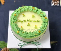 N103  Green Tea Lemon Mousse (Bánh giáng sinh/ Christmas/ Noel)