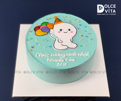 [3140] (30) Bánh Kem Meme Thỏ Bảy Màu Độc Lạ Troll Bạn Bè, Đồng Nghiệp