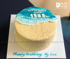 [3106] (80) Bánh kem chủ đề Biển cả - đại dương