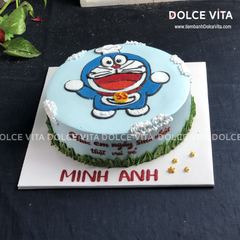 [1658] (70) Bánh kem vẽ Doremon/ Doraemon