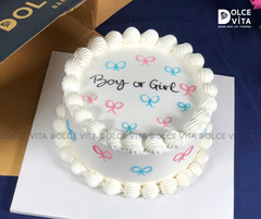[1719] Bánh kem tiết lộ giới tính (Gender Reveal Cake) - Bất ngờ và hạnh phúc