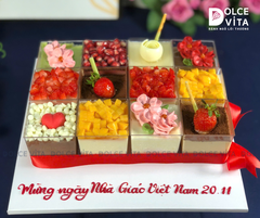 [2063] Set bánh ly nhiều vị cho nhiều dịp gặp mặt, cảm ơn, chúc mừng..