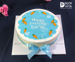 [2954] (40) Bánh vẽ Củ Cà Rốt đáng yêu tặng sinh nhật