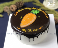 [2106] (30) Bánh vẽ Củ Cà Rốt đáng yêu tặng sinh nhật bé