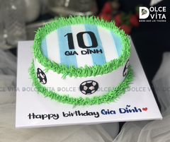 458 (80) Bánh chủ đề bóng đá, cầu thủ Messi