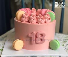 [2863] (20/1) Bánh màu hồng Macaron