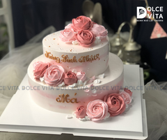 501 Bánh tầng tông màu hồng