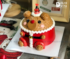 TA003 Bánh tạo hình Gấu Noel
