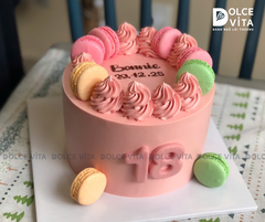 [2863] (20/1) Bánh màu hồng Macaron