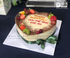 HS002 Tiramisu trái tim trang trí trái cây