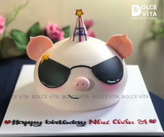 [2980] (130) Bánh tạo hình chú heo dễ thương, ngầu và hóm hỉnh